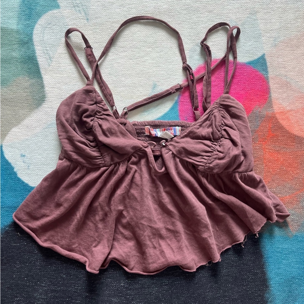 Urban Outfitters Purple Flowy Tank Top